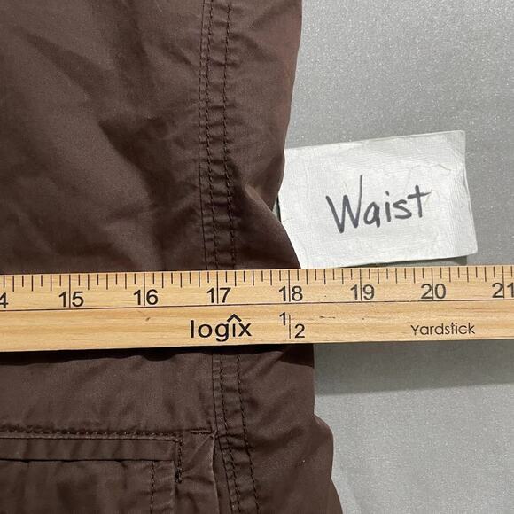 Y2K Gap Reversible Vest Chocolate Brown Faux Fur Womens Size Medium Gilet Boho - Picture 9 of 10